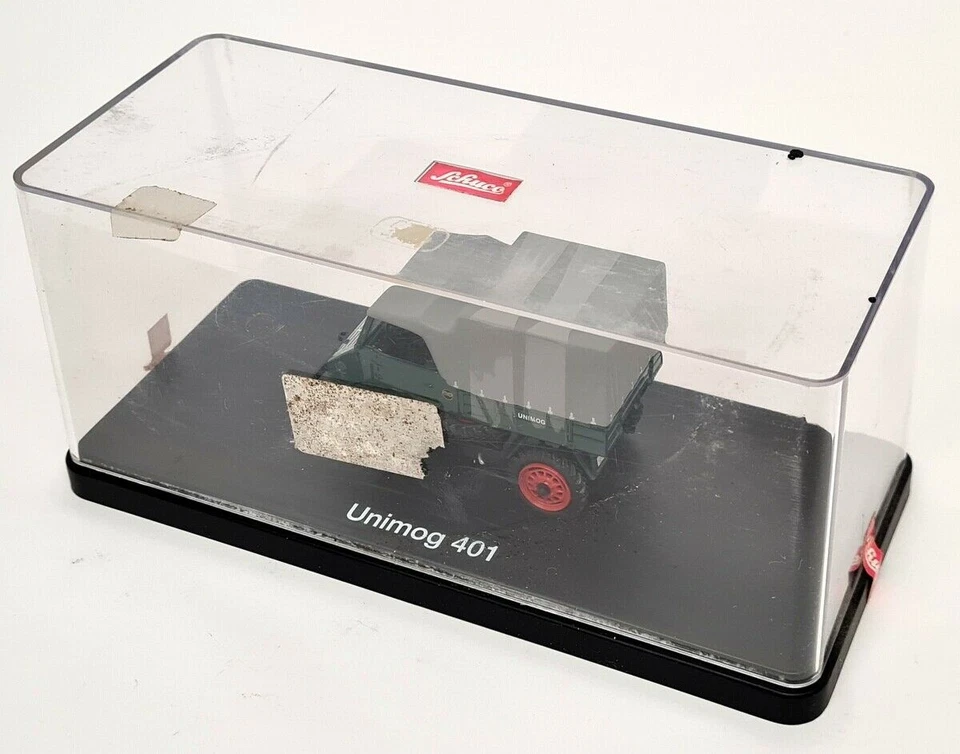 Schuco 1/43 - 03111 Unimog 401 Green + Canvas Diecast Model Truck #2 - Image 3 of 4