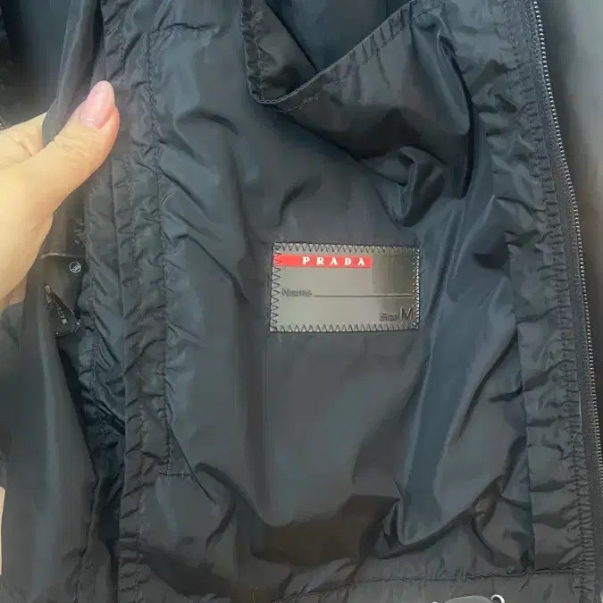 Prada Nylon Hooded Windbreaker Black Lightweight Jacket thumbnail 7