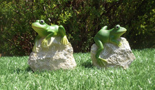 Pair Of Frogs 11cm x 10cm x 7.5cm Latex mould, moulds, mold, molds