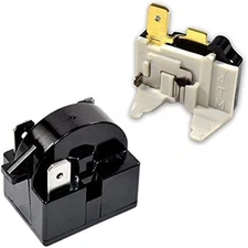 QP-02-4.7 4.7 Ohm 3Pin PTC Starter/Start Relay and 1/2-1/12Hp Overload Kit Compa
