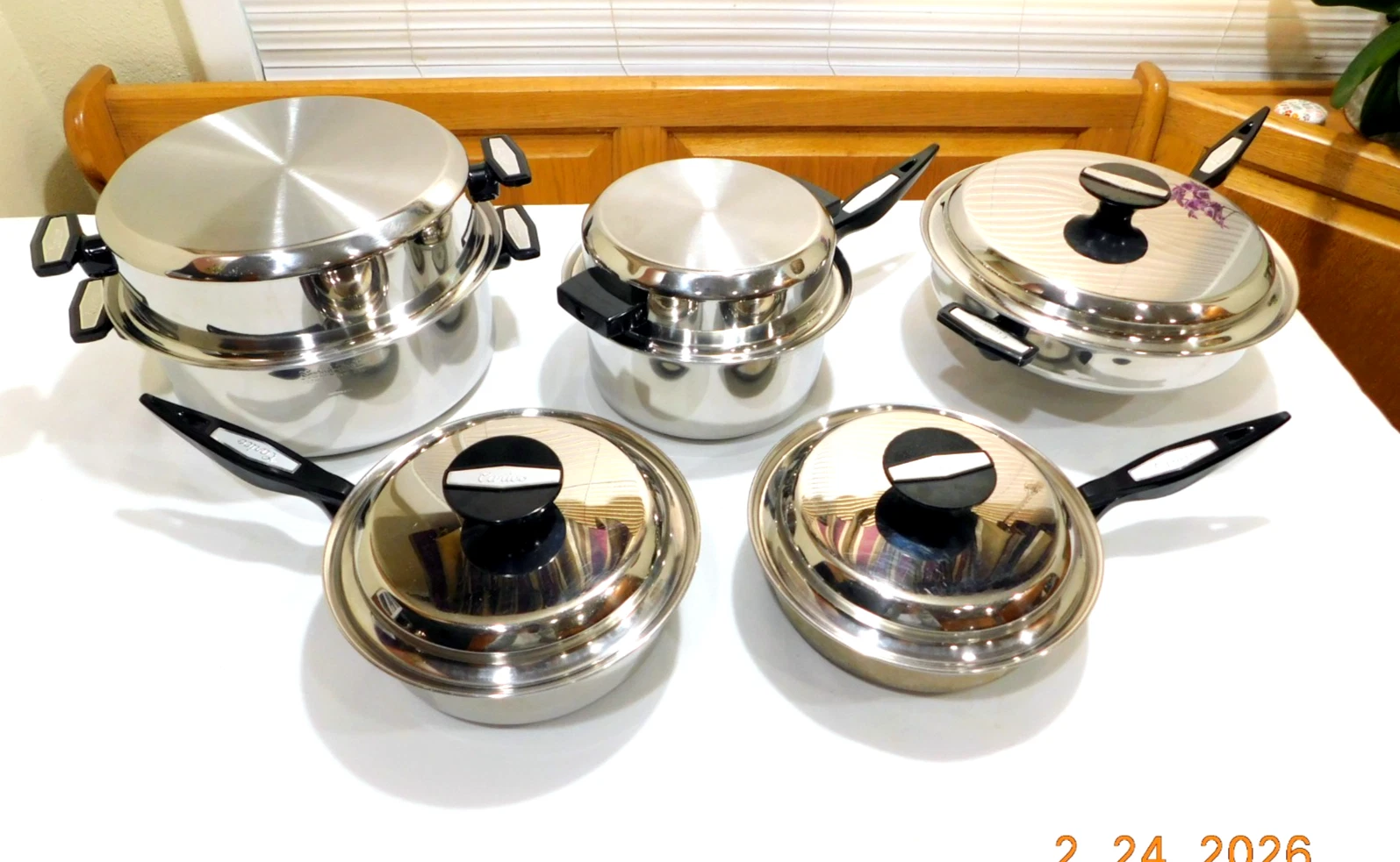 CARICO Nutri Tech 18/10 Stainless Waterless Cookware Pot Pan Skillet
Opens in a new window or tab