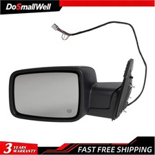Power Fold Leftdriver For 2013-2019 Dodge Ram 1500 Heatedtemp Sensor Mirror