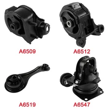 4x Engine Motor & Transmission Mount for Honda Accord 1990-93 L4 2.2L Auto Trans