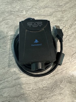 PS2 Eye Toy Camera Sony PlayStation 2 Black USB Sold *AS IS* Untested