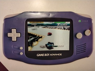 Super Rare 11x7'' Nintendo GBA 2-sided icon w lenticular screen, F-Zero featured