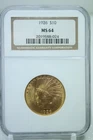 1926 $10 Indian Head Gold Eagle NGC MS64 #8024