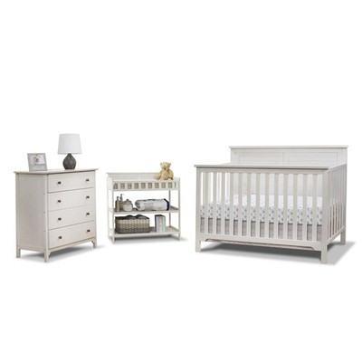 Sorelle Farmhouse Room in a Box,Weathered White Color