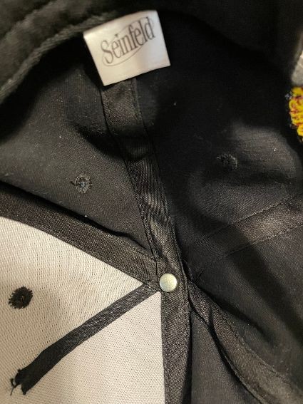 Seinfeld Black Adjustable Snapback Hat Officially… - image 3