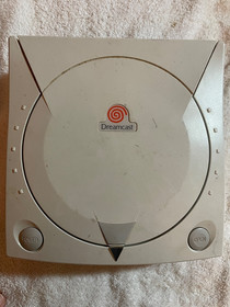 SEGA Dreamcast HKT-3020 Console, Controller w/ VMU & 2 Empty Game Cases Untested