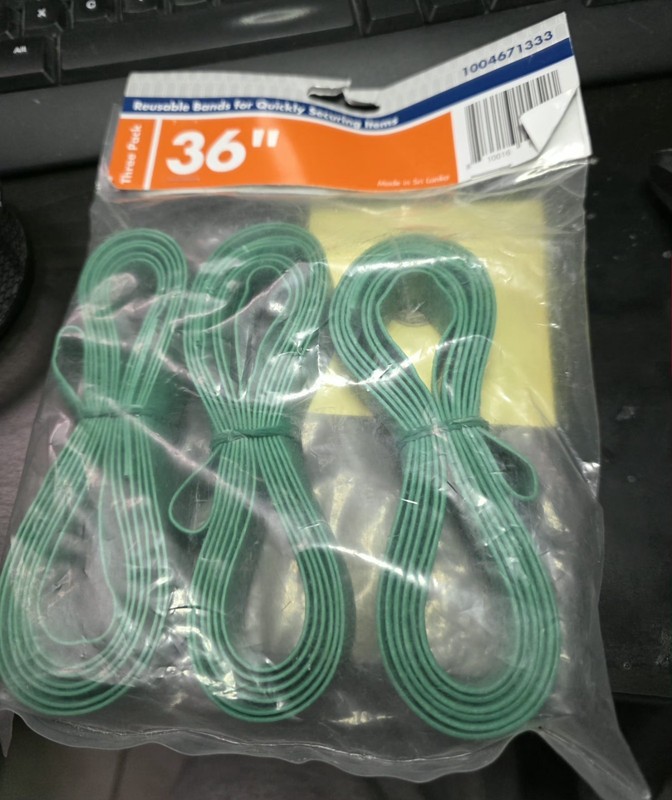 Extra Large 36" Inch Reusable Green Rubber Bands Brand New Three Pack
