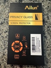 Ailun Privacy Glass Screen Protector 2 Pack For iPhone 13/13 Pro Tempered Glass