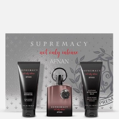 Afnan Men's Supremacy Not Only Intense Silver Gift Set Fragrances 6290171073246