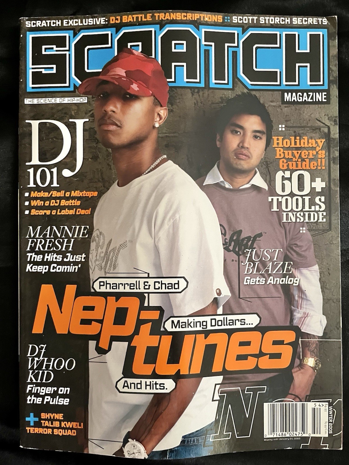 SCRATCH Magazine Winter 2005 #3 NEPTUNES Pharrell & Chad DJ 101 Dj Whoo Kid