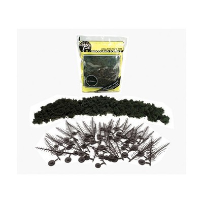 Woodland Scenics Terrain 2 1/2'' - 6'' Realistic Tree Kit VG+/Mint