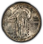 1926 25c Standing Liberty Silver Quarter - Luster - UNC - SKU-B5562