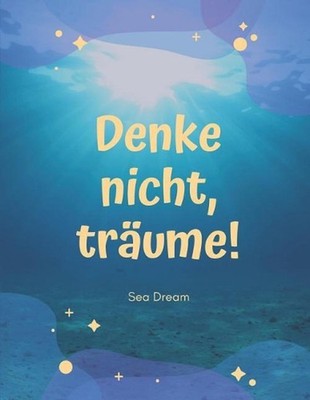 Denke nicht, trume!: XXL Notizbuch f?r struktuiertes Arbeiten mit Statement-Cove