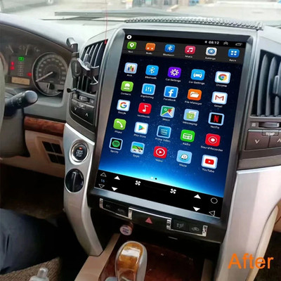 Für Toyota Land Cruiser LC200 2008-2015 Carplay Car Radio Multimedia Stereo GPS