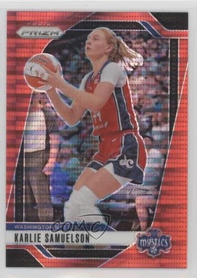 2024 Panini Prizm WNBA Red Pulsar Prizm 54/299 Karlie Samuelson #82 hb8