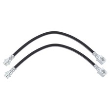 Brake Hoses Set of 2 Rear Driver & Passenger Side Outer Exterior Outside Pair