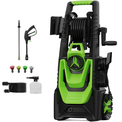 #ad #ad Powerful 2500 PSI Electric Pressure Washer with Detergent Tank and Quick Connect $168.10