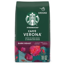 NEUF 3 sachets de café torréfié foncé moulu Starbucks 18 oz, café Vérone, 100 % arabe