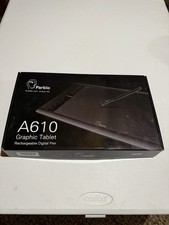 Parblo A610 Drawing Graphics Tablet w/ Rechargeable Pen  8 Express Keys w/Box