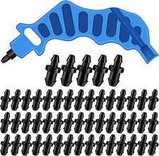 51 Pcs Drip Irrigation Hole Punch Tool Set, Drip Irrigation Punch Tool 50 Pcs 1/