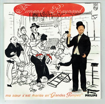 33T 25cm Fernand RAYNAUD Vinyl Meine Schwester hat in großer Pumpe geheiratet - Philipp