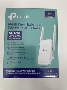 Tp-Link modèle d'extension Wi-Fi en maille AC1200 Modèle à double bande RE315