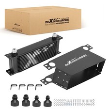 13 Row Engine Oil Cooler Universal 10an Stacked Plate Transmission Aluminum Kit 13 Row Engine Oil Cooler Universal 10an Stacked Plate Transmission Aluminum Kit