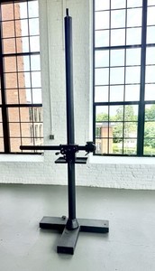 Black Manfrotto Studio Boom Stand w/ Crossbar Arm, Heavy-Duty Floor Base