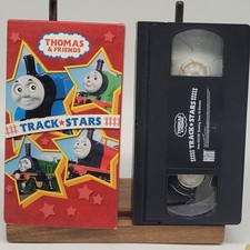 Mega Rare Thomas & Friends Track Stars VHS Thomas The Train VCR Tape Mega Rare!
