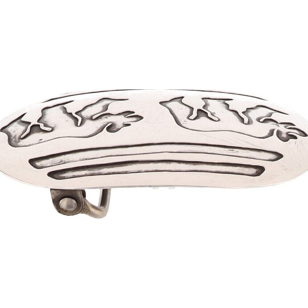 Sterling Silver Walking Bear Native American Hand… - image 5