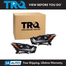 TRQ Headlight Assembly Pair LH RH 2pc for 2021-2025 Toyota Highlander