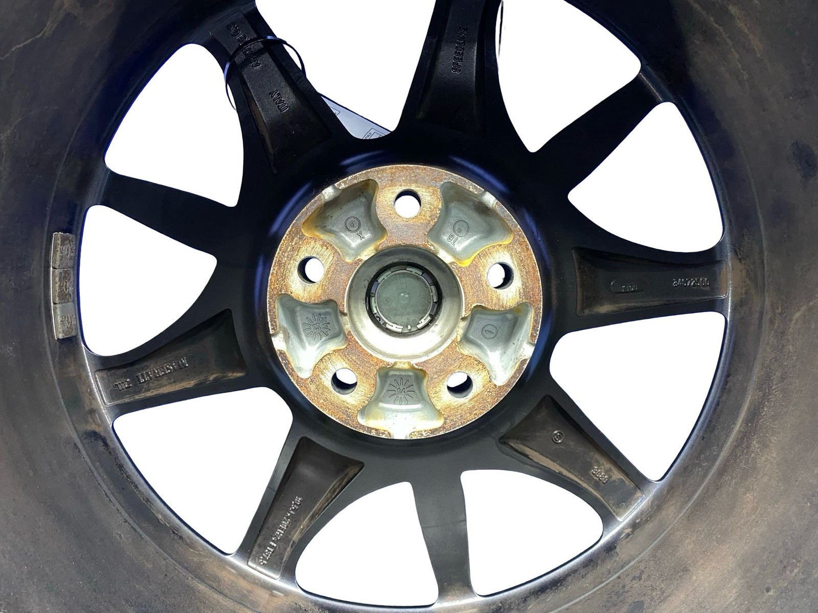 2008 - 2019 Maserati Granturismo Oem 20X10.5 Rear 8 Spoke Wheel Rim Black