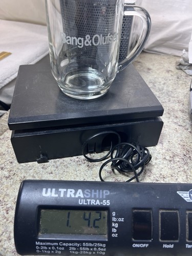 Bang & Olufsen Bierkrug Klarglas Kaffee Tee Tasse - Bild 6 von 6