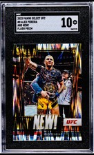 2023 Select Alex Pereira SGC 10 Rookie RC And New! Flash Prizm UFC Pop 2 Chama