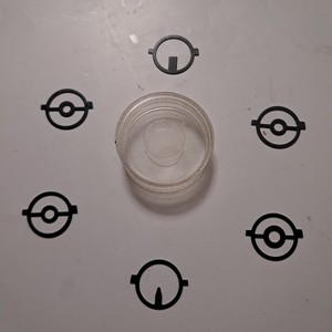 Set De 7 Inserts Anschutz Pour Hausse Avant – Calibres Variés (4.1, 3.1, 4.1, 3.4, 3.8, 3.6, 4.3 Mm)