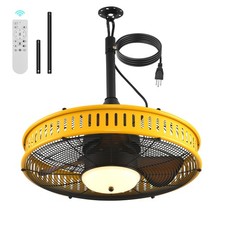 20" Gazebo Fan, IP55 Waterproof Outdoor Ceiling Fans with Lights,3CCT,6 Speed...