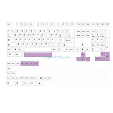 E74D Replacement for Key Cap Set 143Pcs PBT Heat Sublimation for Mechanical Keyb