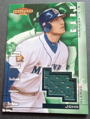 2002 Upper-Deck JOHN OLERUD Ball Park Idols Field Garb Game-Used Jersey #FG-JO!!