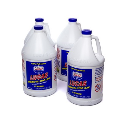LUCAS OIL Engine Oil Stop Leak Case 4x1Gallon- 10279