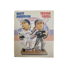 MLB Bobblehead 2008 Team USA Trevor Cahill Brett Anderson Stockton Ports NM 