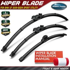 3Pcs 26'' & 20'' & 16'' Windshield Wiper Blades for BMW X7 19-24 Sport Utility