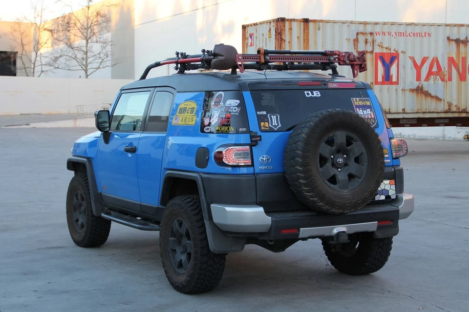 For Toyota FJ Cruiser 07-14 Driver & Passenger Side Chrome/Smoke LED Tail Lights Foto 4 de 4