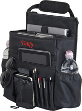 Large Front or Back Seat Car Organizer w/ Laptop Sleeve  Bottle Holders