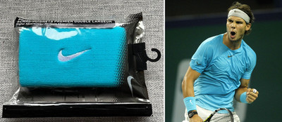 Nike Premier Doublewide Wristbands Promo Nadal Federer Tennis