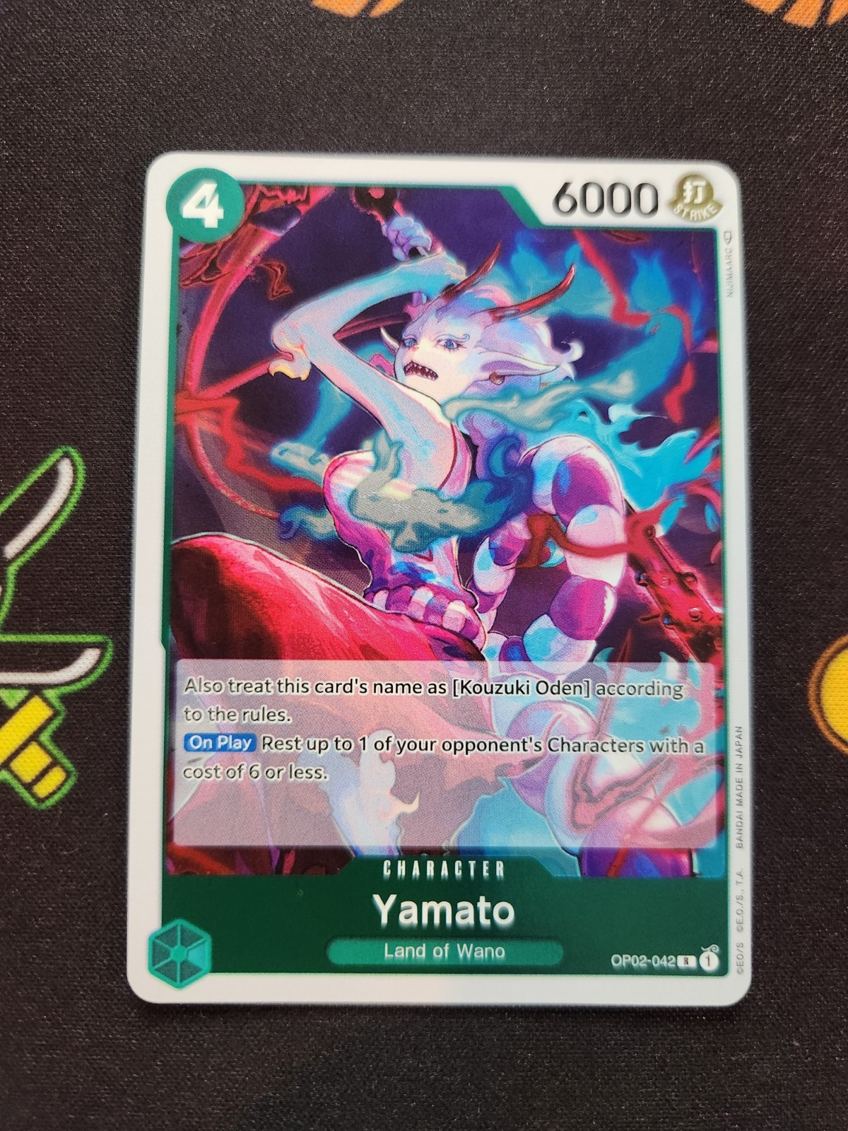 EXACT CARD PICTURED Yamato OP02-042 Paramount War One Piece TCG Eng Foil