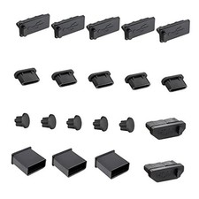 USB Port Caps, Silicone Anti Dust Cover Port Protection Plug for USB Type-C,