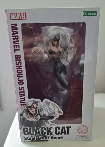Kotobukiya Black Cat Bishoujo Statue Steals Your Heart